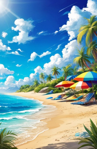 Sunny Beach Wallpaper