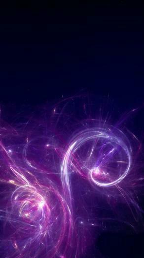 Abstract Art iPhone Wallpaper Purple 3d