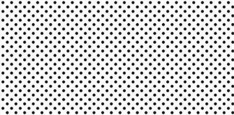 Wallpaper Polka Dots In Black And White Self Adhesive Fleece