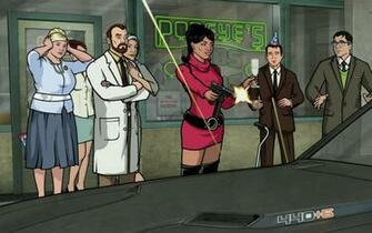 Archer Tv Lana Kane Pam Poovey Wallpaper