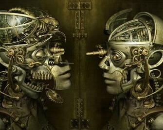 Biomechanical People Surrealism HD Wallpaper Desktop Background