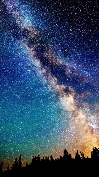 Milky Way Night Sky Stars Scenery HD Rare Gallery