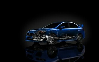 Subaru Wrx Sti Mechanical Powertrain Wallpaper