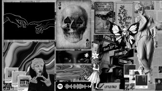 Gothic Black And White Aesthetic Wallpaper