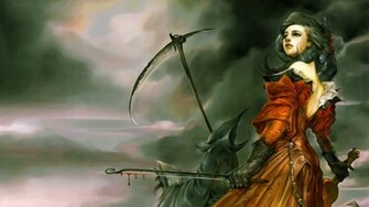 Fantasy Killer Girl Wallpaper