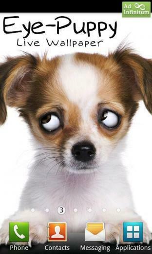 Eye Puppy Live Wallpaper Android Apps On Google Play