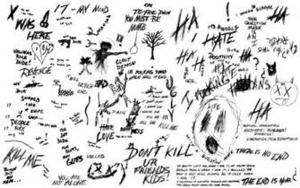 Made This Xxxtentacion Wallpaper Out If His Drawings Don T Know