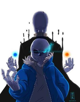 Sans And Gaster By Majumi