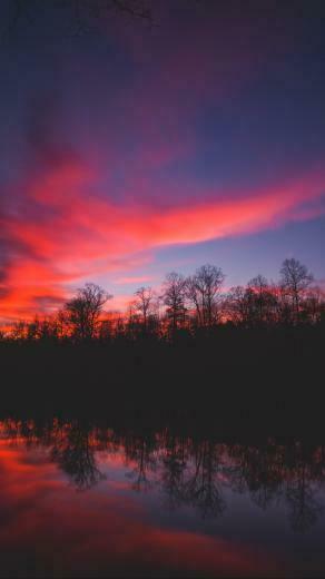 Twilight Creek iPhone X Wallpaper HD