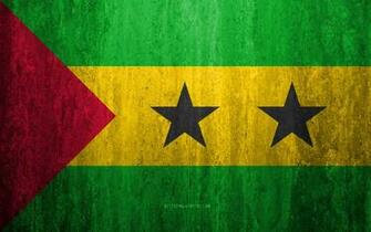 Wallpaper Flag Of Sao Tome And Principe 4k Stone