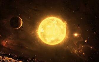 Desktop Wallpaper Of Planets Around The Sun Computer