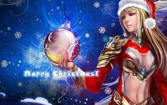 Cute Anime Girl Christmas Wallpaper HD Net