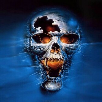 3d Skull Background Computer Wallpaper