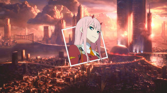 Enhance Your Anime Experience With This Vibrant Red Laptop Wallpaper