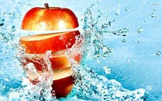 Apple Water Wallpaper