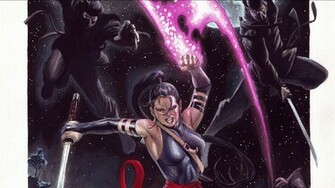 Psylocke Computer Wallpaper Desktop Background Id
