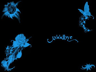 Goodbye Wallpaper Background Theme Desktop