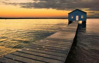 Wallpaper Pier Australia Pierce Boathouse Perth Matilda Bay