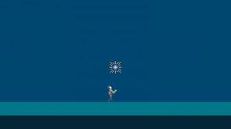 Minimalistic Studio Ghibli Howl Moving Castle Wallpaper