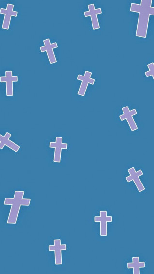 Cute Girly Cross Pattern Wallpaper