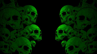 Abstract Skulls Wallpaper