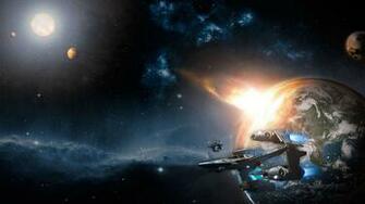 Space Ship Wallpaper