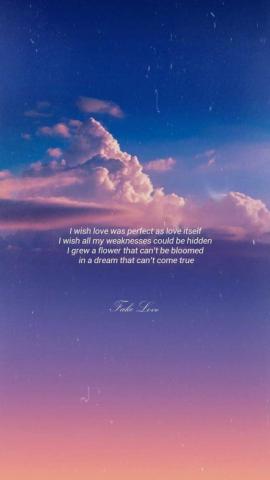 Bts Lyrics Wallpaper On