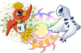 Ein Kleines Wallpaper Und Oder Banner Von Lugia Ho Oh