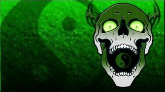 Skull Yin Yang Wallpaper