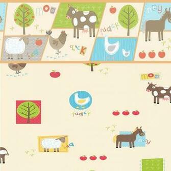 Children S Rooms Farm Wallpaper Border