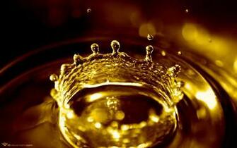 Crown Of Rain Water Drops Widescreen HD Wallpaper Nature