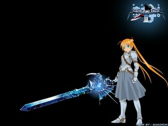 Asuna Calibur Negima Wallpaper