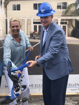 Ernie Els And Liezl Wallpaper