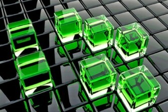 3d Green Dice HD Wallpaper Full