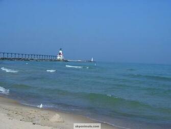 Lake Michigan Lighthouse Wallpaper Image