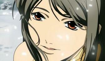 Wallpaper Rahxephon Girl Brunette Snow Close