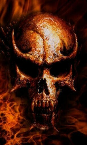 Fire Skulls Live Wallpaper App For Android