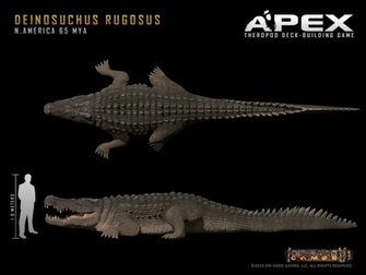 Deinosuchus Rugosus By Herschel Hoffmeyer