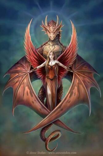 Birds Of A Feather Fantasy Dragons Wallpaper