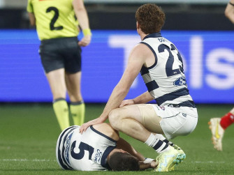Afl Round Geelong Vs Melbourne Defeat