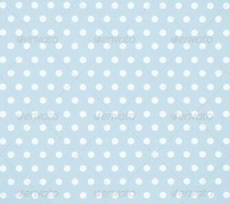 Soft Blue Color Polka Dot Background White Circles On Colored