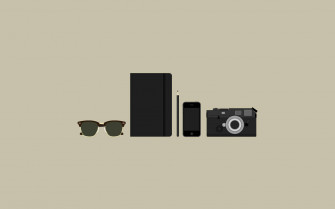 Cool Simple Minimalist Beige Wallpaper