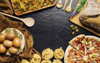 Wallpaper Food Eggs Bread Pizza Pasta Image For Desktop