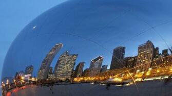Chicago Sculpture Gate Illinois Wallpaper Art HD