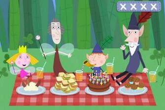 Ben And Holly Picnic BirtHDay Wallpaper