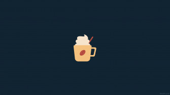 Coffee Minimalist R Wallpaper