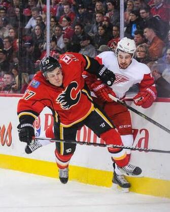 Flames Vs Red Wings Calgary Photos