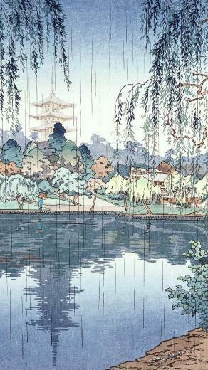 Ukiyo E App Art Wallpaper iPhone Japanese Artwork