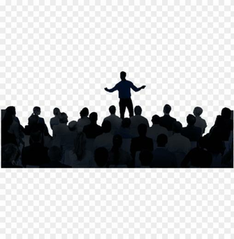 Coaching Audience Sitting Silhouette Png Image With Transparent