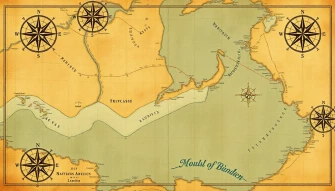 Nautical Chart Wallpaper